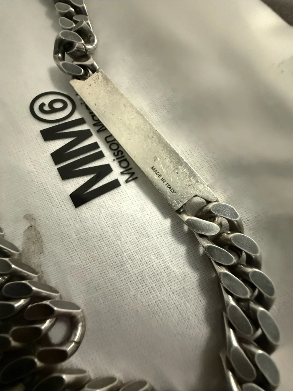 AUTHENTIC MM6 Maison Margiela Classic Chain Necklace